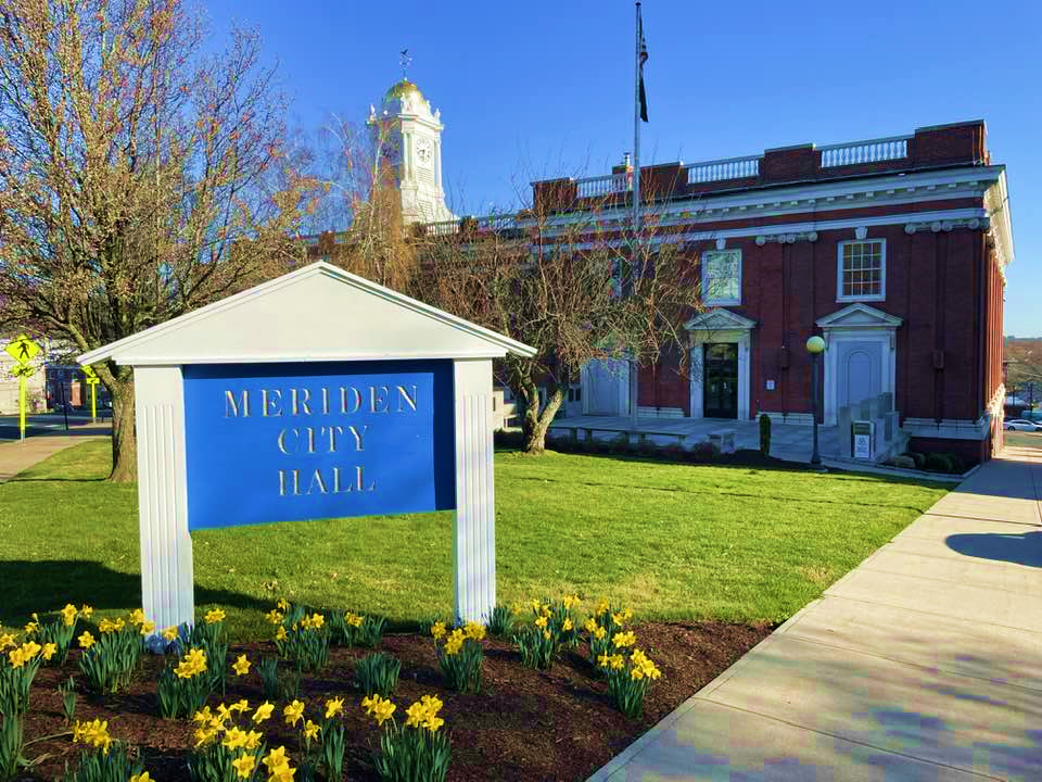 Exterior of Meriden's City Hall