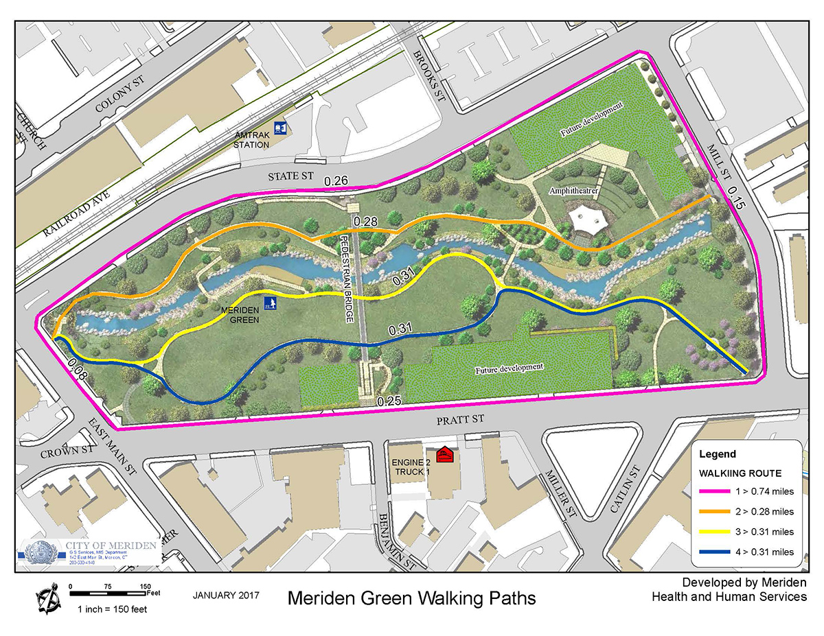 Meriden Green Map